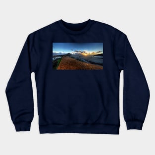 St Michael's Mount Causeway Panorama Crewneck Sweatshirt